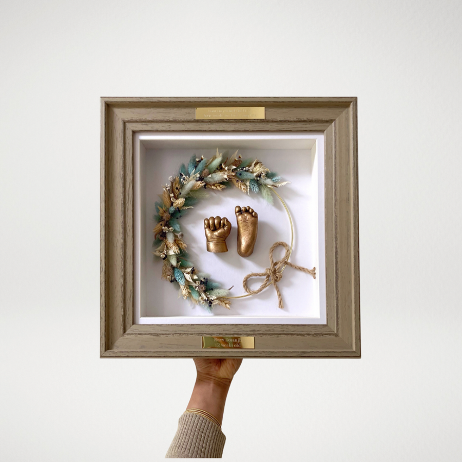 The Timeless Neutrals - ft blue nautical style wreath